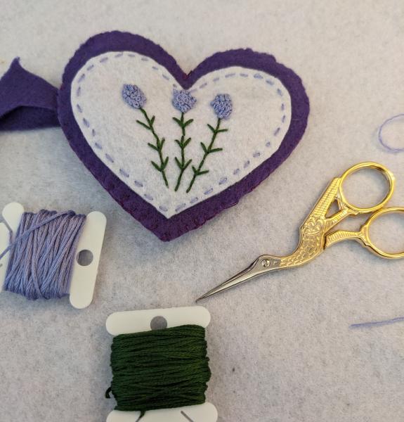 Image for event: Crafty Adults: Lavender Sachet Embroidery
